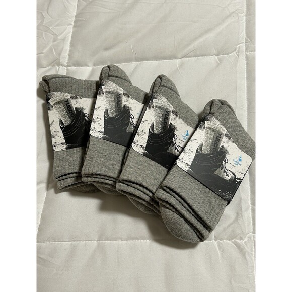 NEW YUEDGE Hiking Socks Crew Grey Soft Women’s M/L - Picture 1 of 7